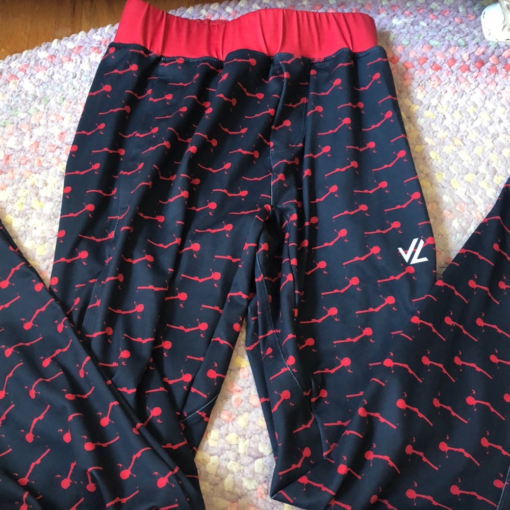 JL Racing Fat Ergos Crew Rowing sweatpants leggings nwt